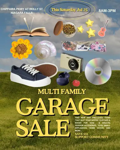 Garage Sale tomorrow , View more