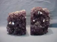 Amethyst Anodes From Brazil - Shaped as Bookends