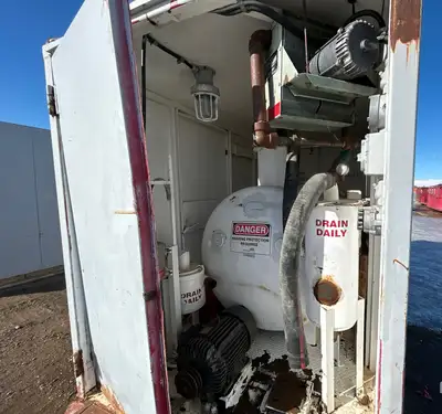 Selling a Portable Skid Mounted Vacuum System * Does not come with Vacuum Pump *Easy to transport on...