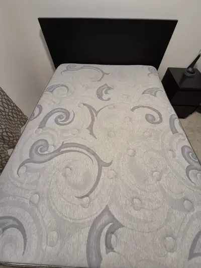 IKEA Queen Bed Frame & Queen Mattress, View more