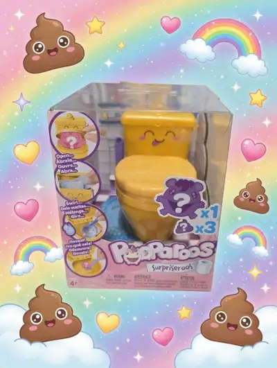 NEW Sealed Pooparoos Surpriseroos RARE GOLD Toilet Surprise Toy, View more