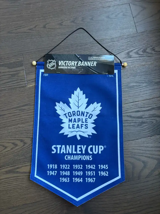 Brand new Toronto maple leafs victory banner