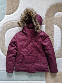 The North Face Winter Jacket Girls Plum Small Size 7 / 8