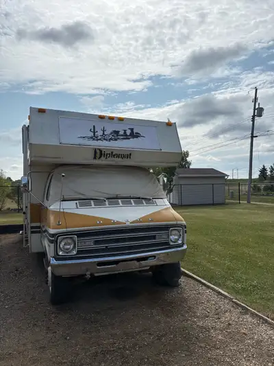 Step back in time with this vintage 1977 Dodge Diplomat Motorhome, a true classic on wheels! This be...