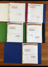 Pre- Programming binders