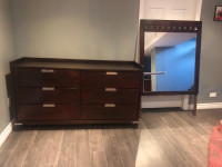  Two pieces wood dressers 