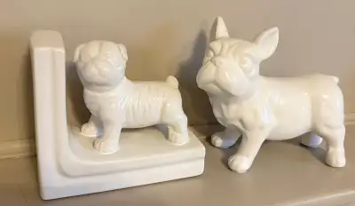 Ceramic Frenchie & Book End, View more