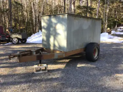 4’x4’x9’ steel box trailer if interested call 1-902-683-2507 or through ad , the price is lower from...