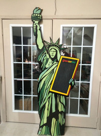 Statue of Liberty, Cool Double Sided restaurant type Sign