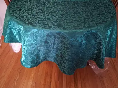 Fabric table cloth, View more