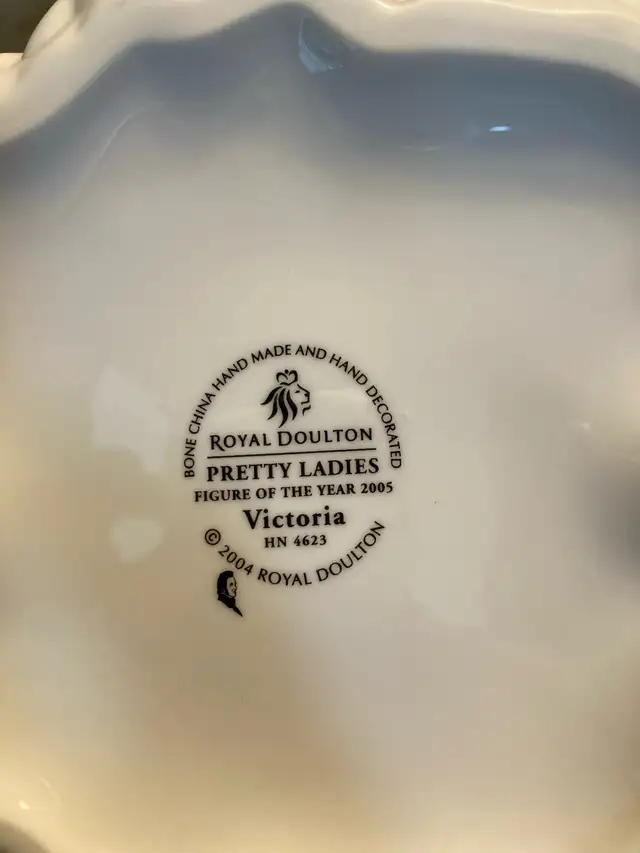 Royal Doulton Figurine - Victoria in Arts & Collectibles in Grand Bend - Image 3