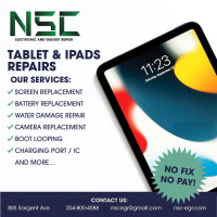 Tablet Repairs and Servicing - iPads, Samsung, Huawei, LG