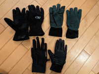 3 sets of kids gloves (size 4/XS)