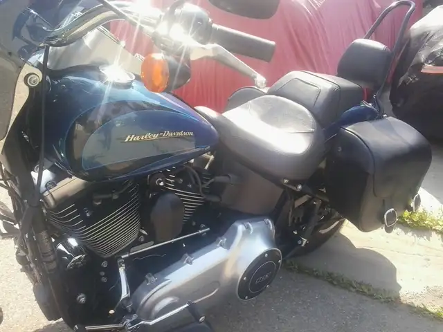 2014Harley Fatboy Touring 103 CI Big Twin Stage 1 in Street, Cruisers & Choppers in Calgary - Image 9