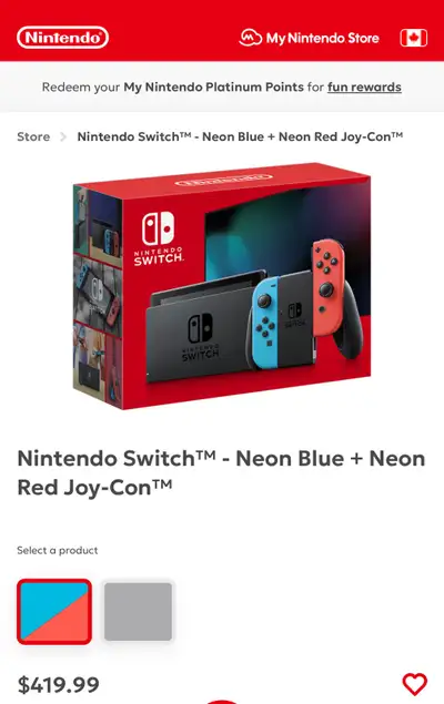 Nintendo Switch, View more