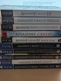 Vente de Jeux PS3 - Assassin's Creed III, Etc.