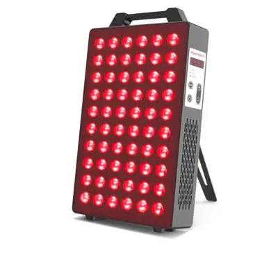 BONTANNY Red Light Device, 660nm 850nm Red Light Panel with 60 Pcs Dual Chips LEDs, Remote Control,...