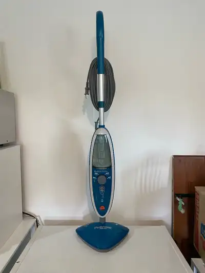 Hoover Twin Tank Steam Mop, It features a twin tank system for water and cleaning solution, with var...
