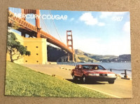 Cougar Auto Brochures for Sale