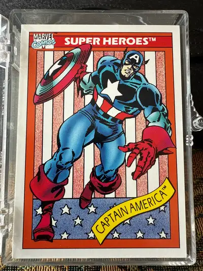 Captain America Marvel Card 1990, View more