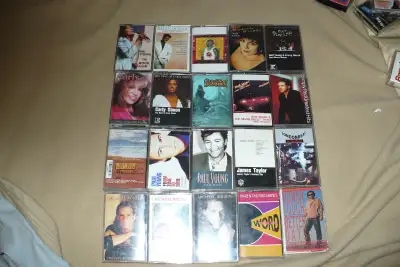assorted cassette tapes-read ad, View more