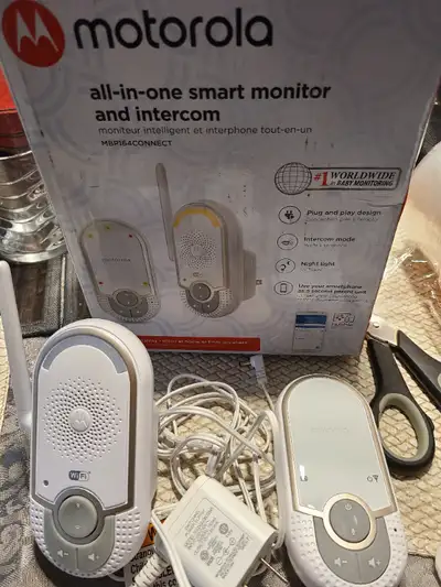 Motorola All In 1 Smart Baby Monitor and Intercom, View more