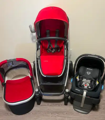 Vista Stroller, Toddler Seat, Bassinet,Car seat/base,accessories, View more