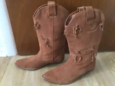 LEATHER BOOTS * Women’s * EL ALAMO * Made in SPAIN, View more