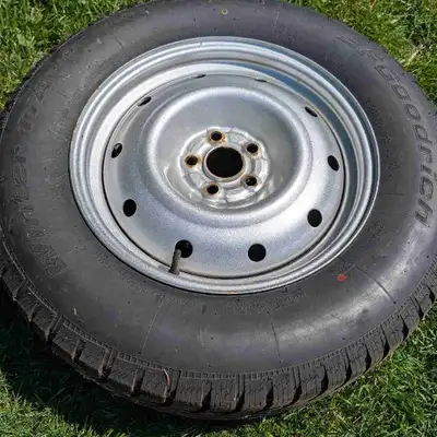 4 BF Goodrich Winter T/A tires Used for one winter only. Still has little hairs on the tires. Came o...