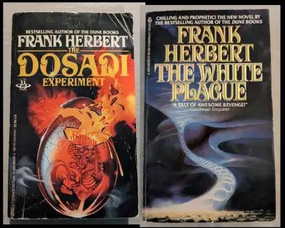Six Frank Herbert novels outside the Dune universe. All six for $15 . Covers have seen better days o...