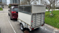 Box utility trailer 6x4