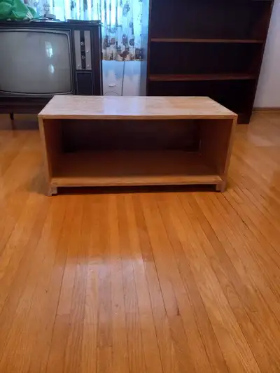 Solid wood bench and storage, View more