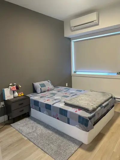 A room is available in sharing with private washroom.