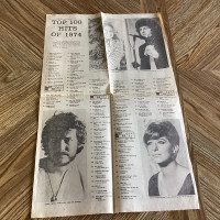 The Winnipeg Tribune – Sat. Dec. 28, 1974 - Top 100 Hits of 1974