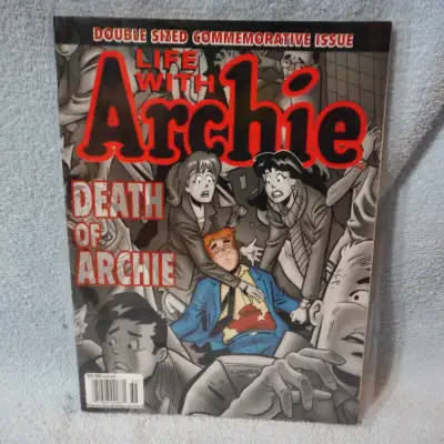 Comic book- Life with archie- Death of archie -double size issue, View more