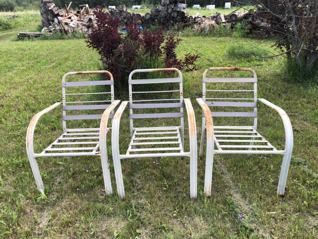 Free patio chairs.  in Free Stuff in St. Albert