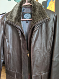 Sheep skin leather jacket