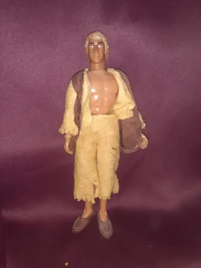 Featuring Mego's 1974 Alan Verdon (Virdon) in his terry cloth pants and brown moccasins. This figure...