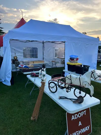 Only Used One Time, 10’ By 20’ White Tent, View more
