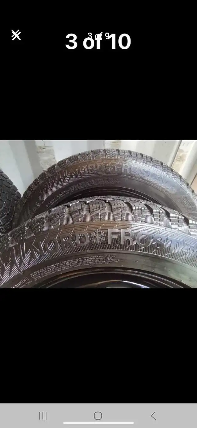 Title:Set of 4 NORD FROST Winter Tires on Rims – 225/60R18 –  in Tires & Rims in Oakville / Halton Region - Image 5