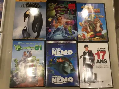 Dvd pr enfants/ados en excellent état . Posted in buy and sell, cds, dvds, blu-ray in Québec City. D...