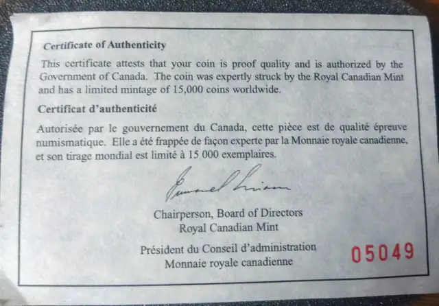 Bras d'or Silver Coin in Arts & Collectibles in Fredericton - Image 7