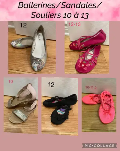 Petite fille 10 à 13 Ballerines, sandales et souliers, View more