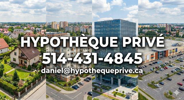 Prêteur privé hypothécaire 1e/2e rang taux  8%  100% approuvé. in Financial & Legal in City of Montréal - Image 2