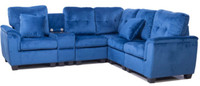 750 - BRAND NEW VELVET SOFA ON SALE