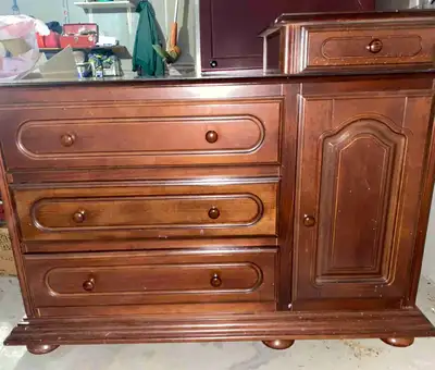 Brown Wooden Wardrobe - Great Condition, View more