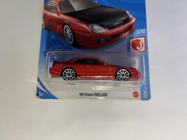 Hot Wheels ‘98 Honda Prelude Red Unopened Box in Toys & Games in Mississauga / Peel Region - Image 2