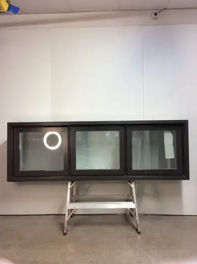 10387BP Fenêtre Battant PVC Brun Com 80 1/4 x 26 1/4, View more