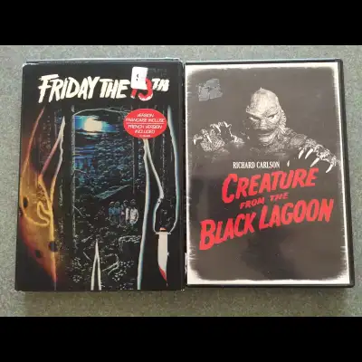 Friday the 13th Creature from the Black Lagoon dvds EUC , View more