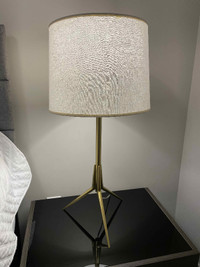 Pair (2) Of Beautiful Gold Table Lamps